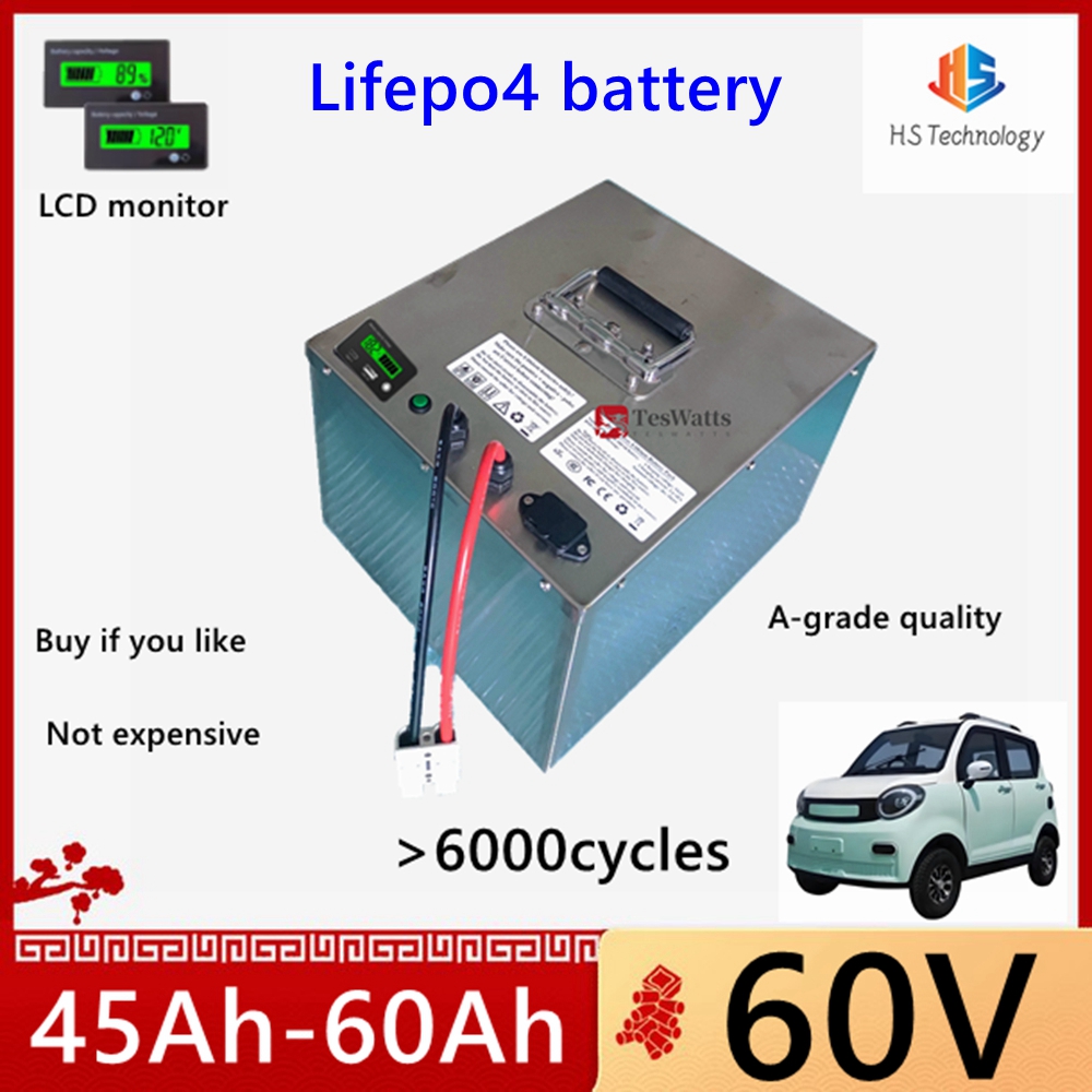60V 50Ah Electric Scooter Battery - HS Lifepo4 60V 45Ah 50Ah 60Ah
